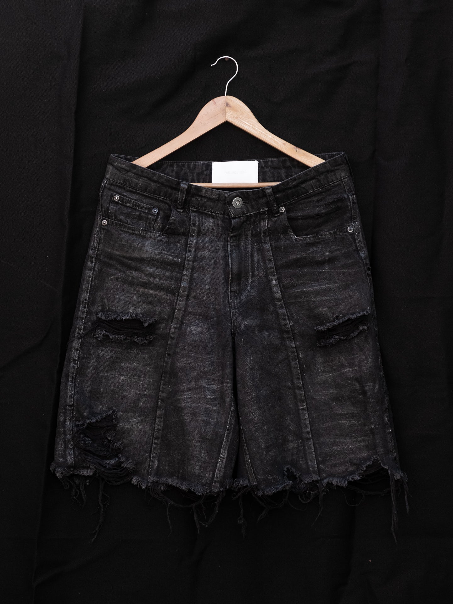 WAX DISTRESSED JORT