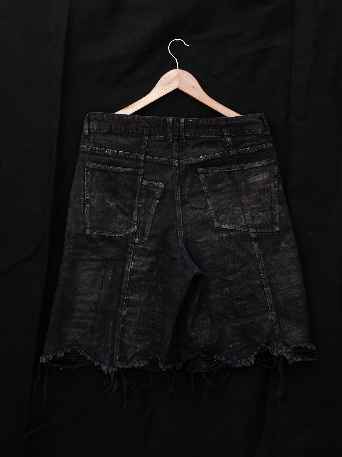 WAX DISTRESSED JORT
