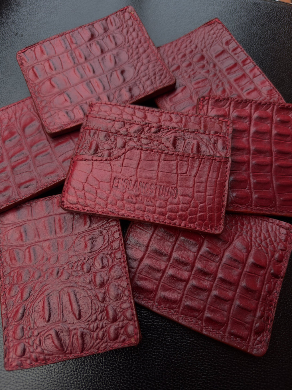 CROC CARD HOLDER