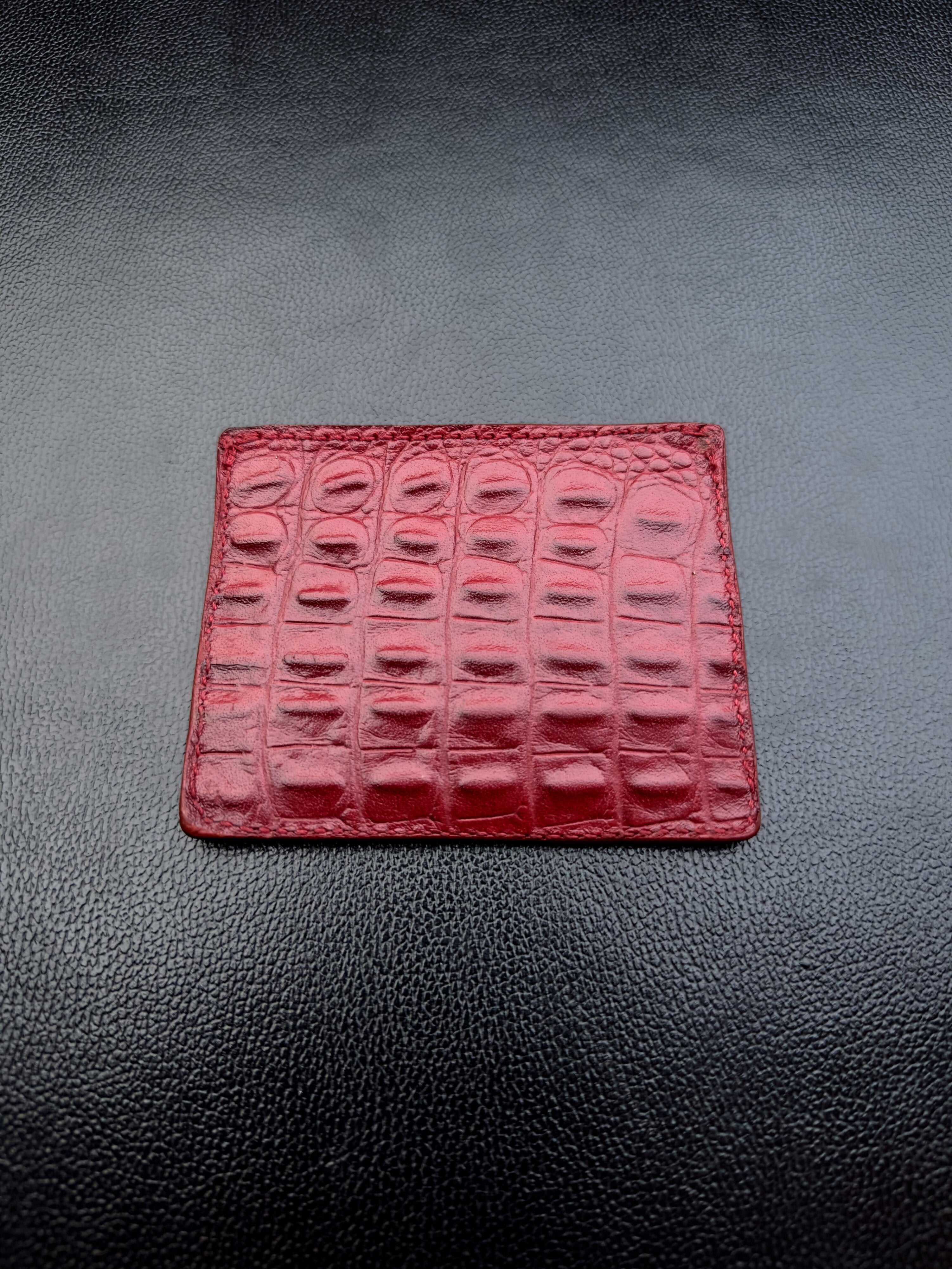 CROC CARD HOLDER