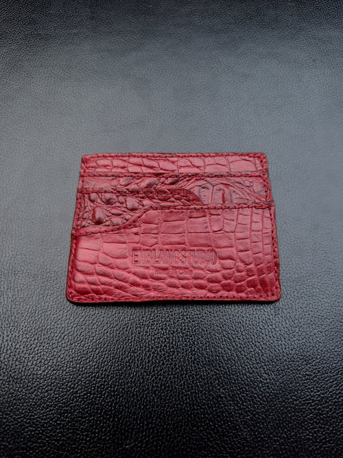 CROC CARD HOLDER